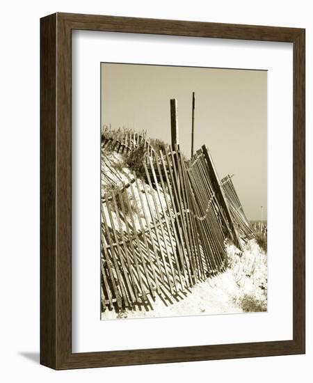 Fences in the Sand I-Noah Bay-Framed Art Print