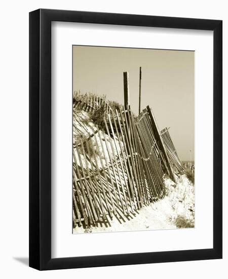 Fences in the Sand I-Noah Bay-Framed Art Print