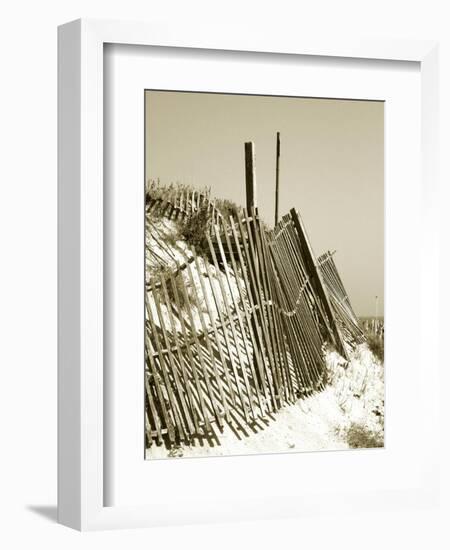 Fences in the Sand I-Noah Bay-Framed Art Print