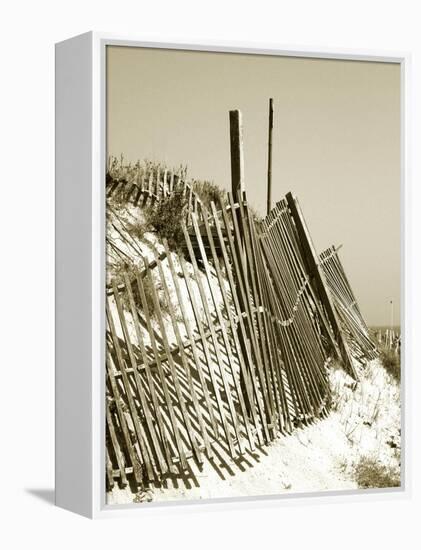 Fences in the Sand I-Noah Bay-Framed Stretched Canvas