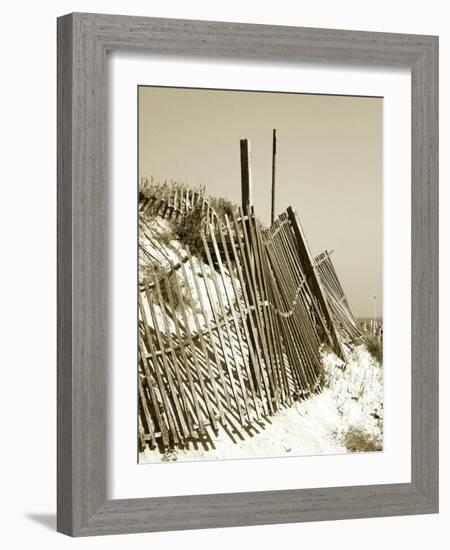 Fences in the Sand I-Noah Bay-Framed Art Print