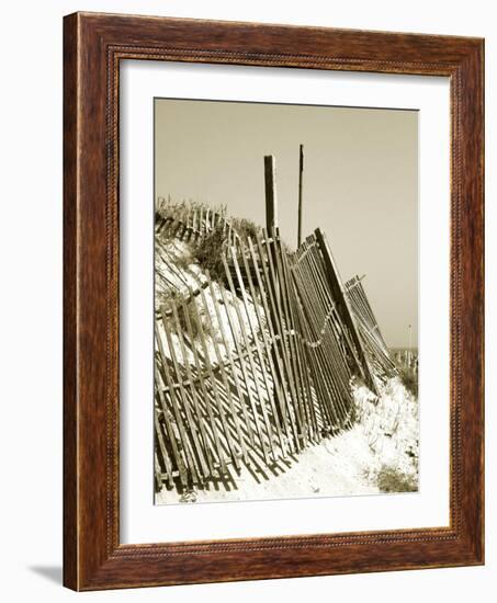 Fences in the Sand I-Noah Bay-Framed Art Print