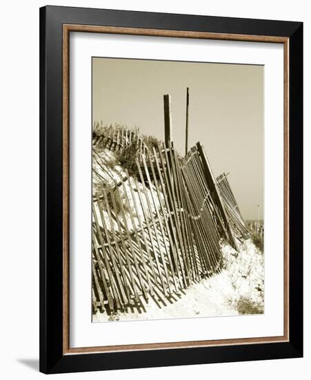 Fences in the Sand I-Noah Bay-Framed Art Print