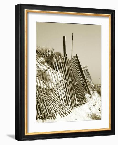 Fences in the Sand I-Noah Bay-Framed Art Print