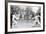 Fencing Competition in the 1912 Olympics in Stockholm-null-Framed Photographic Print