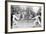 Fencing Competition in the 1912 Olympics in Stockholm-null-Framed Photographic Print