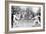 Fencing Competition in the 1912 Olympics in Stockholm-null-Framed Photographic Print