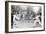 Fencing Competition in the 1912 Olympics in Stockholm-null-Framed Photographic Print