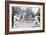 Fencing Competition in the 1912 Olympics in Stockholm-null-Framed Photographic Print