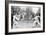 Fencing Competition in the 1912 Olympics in Stockholm-null-Framed Photographic Print