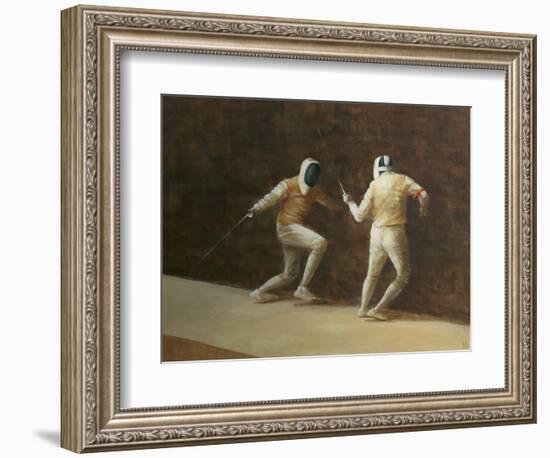 Fencing-Lincoln Seligman-Framed Giclee Print