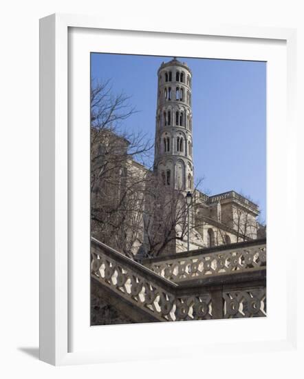 Fenestrelle Tower, Uzes, Languedoc, France, Europe-Ethel Davies-Framed Photographic Print