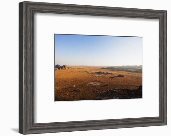 Fenetre d'Isalo (the window of Isalo), Isalo National Park, central area, Madagascar, Africa-Christian Kober-Framed Photographic Print