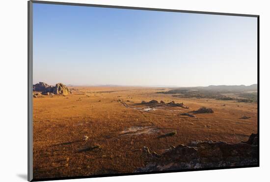 Fenetre d'Isalo (the window of Isalo), Isalo National Park, central area, Madagascar, Africa-Christian Kober-Mounted Photographic Print