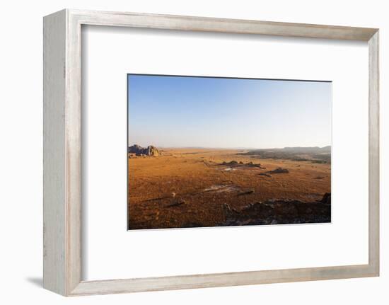 Fenetre d'Isalo (the window of Isalo), Isalo National Park, central area, Madagascar, Africa-Christian Kober-Framed Photographic Print