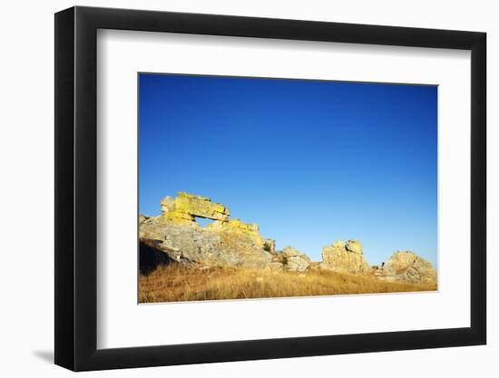 Fenetre d'Isalo (the window of Isalo), Isalo National Park, central area, Madagascar, Africa-Christian Kober-Framed Photographic Print