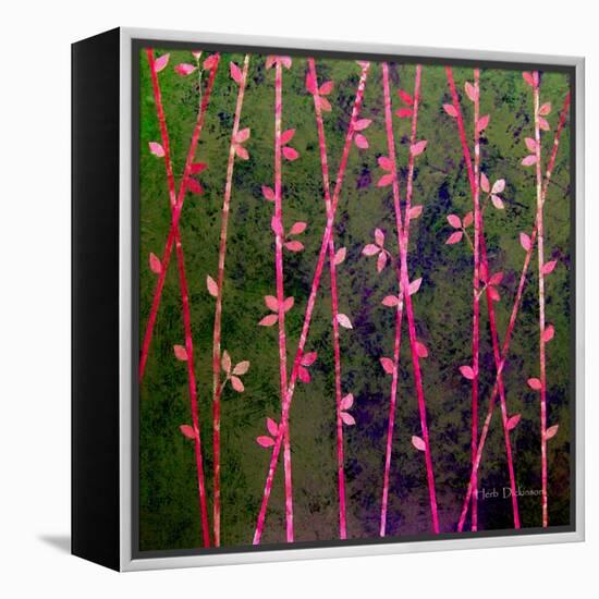 Feng Shui Cane Hot Pink-Herb Dickinson-Framed Premier Image Canvas