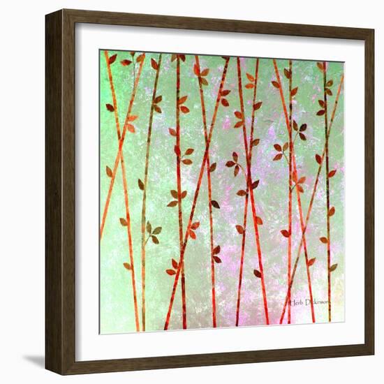 Feng Shui Cane Red-Herb Dickinson-Framed Photographic Print