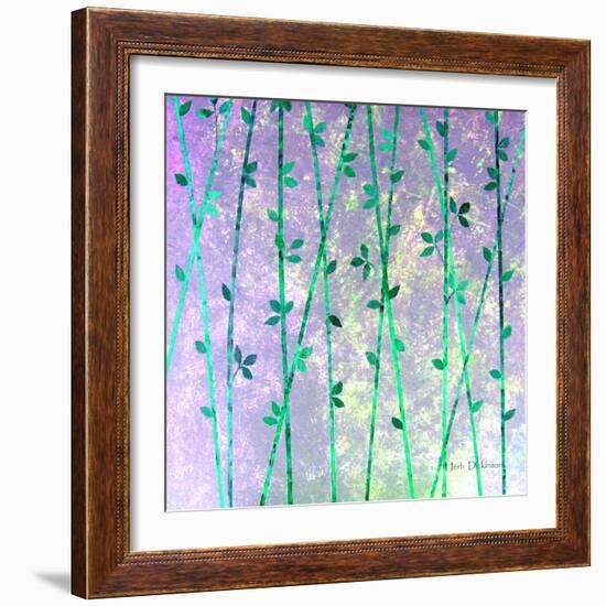 Feng Shui Cane Teal-Herb Dickinson-Framed Photographic Print