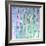 Feng Shui Cane Teal-Herb Dickinson-Framed Photographic Print