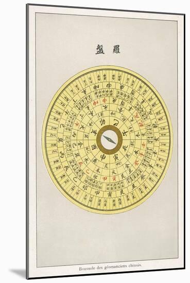 Feng-Shui Compass-null-Mounted Art Print