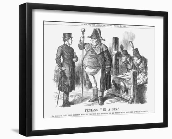 Fenians in a Fix, 1865-John Tenniel-Framed Giclee Print