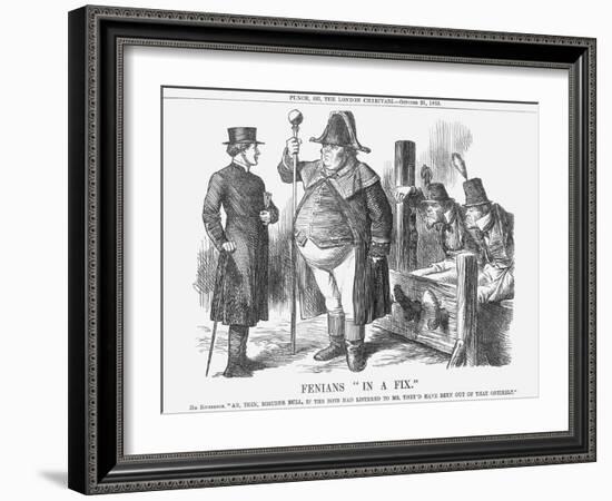 Fenians in a Fix, 1865-John Tenniel-Framed Giclee Print