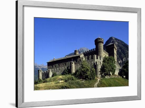 Fenis Castle, Aosta, Valle D'Aosta, Italy-null-Framed Giclee Print