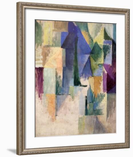 Fensterbild 1912-13-Robert Delaunay-Framed Art Print