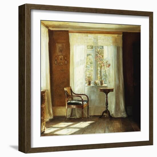 Fensterplatz Im Hause Des Kuenstlers in Lyngby-Carl Holsoe-Framed Giclee Print