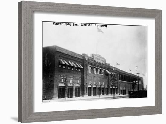 Fenway Park, Boston Red Sox, Baseball Photo No.4 - Boston, MA-Lantern Press-Framed Art Print