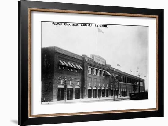 Fenway Park, Boston Red Sox, Baseball Photo No.4 - Boston, MA-Lantern Press-Framed Art Print