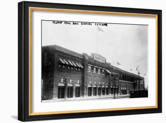 Fenway Park, Boston Red Sox, Baseball Photo No.4 - Boston, MA-Lantern Press-Framed Art Print