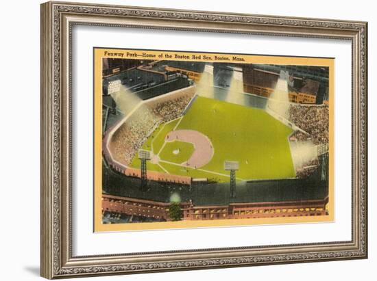 Fenway Park, Home of the Boston Red Sox-null-Framed Art Print