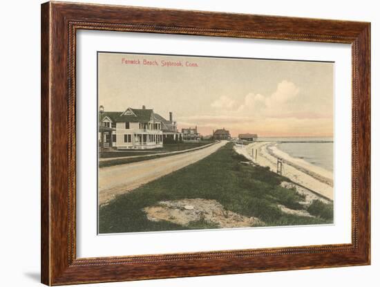 Fenwick Beach, Saybrook, Connecticut-null-Framed Art Print