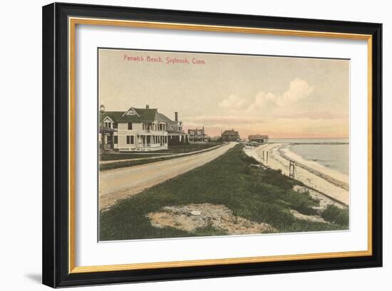 Fenwick Beach, Saybrook, Connecticut-null-Framed Art Print