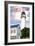 Fenwick Island, Delaware - Lighthouse-Lantern Press-Framed Art Print
