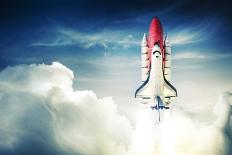 Space Shuttle Taking off on a Mission-Fer Gregory-Premier Image Canvas
