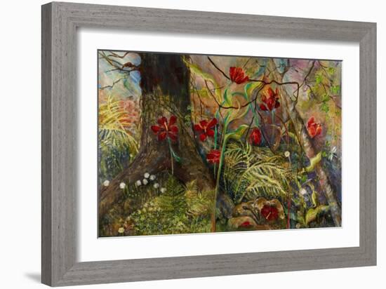 Feral Garden-jocasta shakespeare-Framed Giclee Print