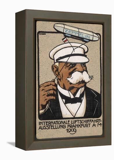 Ferdinand Adolf August Heinrich Graf Von Zeppelin German Soldier Aviator and Airship Constructor-H. Roth-Framed Stretched Canvas