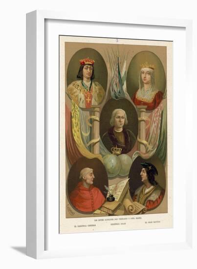 Ferdinand and Isabella of Spain-null-Framed Giclee Print