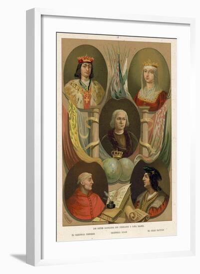 Ferdinand and Isabella of Spain-null-Framed Giclee Print