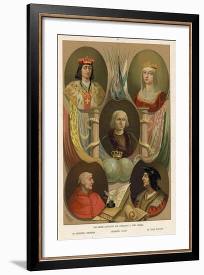 Ferdinand and Isabella of Spain-null-Framed Giclee Print