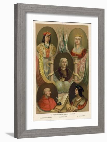 Ferdinand and Isabella of Spain-null-Framed Giclee Print