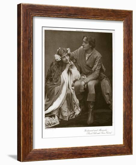 Ferdinand and Miranda, C1900-Lizzie Caswall Smith-Framed Giclee Print
