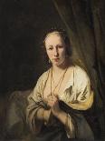Femme a Sa Coiffeuse  (Woman at Her Dressing Table) Peinture De Ferdinand Bol (1616-1680) - Vers 1-Ferdinand Bol-Giclee Print