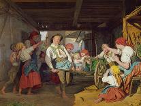 The Homecoming from the Harvest on Lake Zug, 1844-Ferdinand Georg Waldmuller-Giclee Print