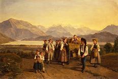 Hansel's First Ride (Hansel's Erste Ausfahrt), 19Th Century (Oil on Canvas)-Ferdinand Georg Waldmuller-Giclee Print