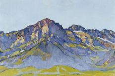 Dents Blanches Near Champéry in the Morning Sun, 1916-Ferdinand Hodler-Giclee Print