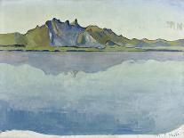 The Eiger, Monch and Jungfrau Peaks Above the Foggy Sea-Ferdinand Hodler-Photographic Print